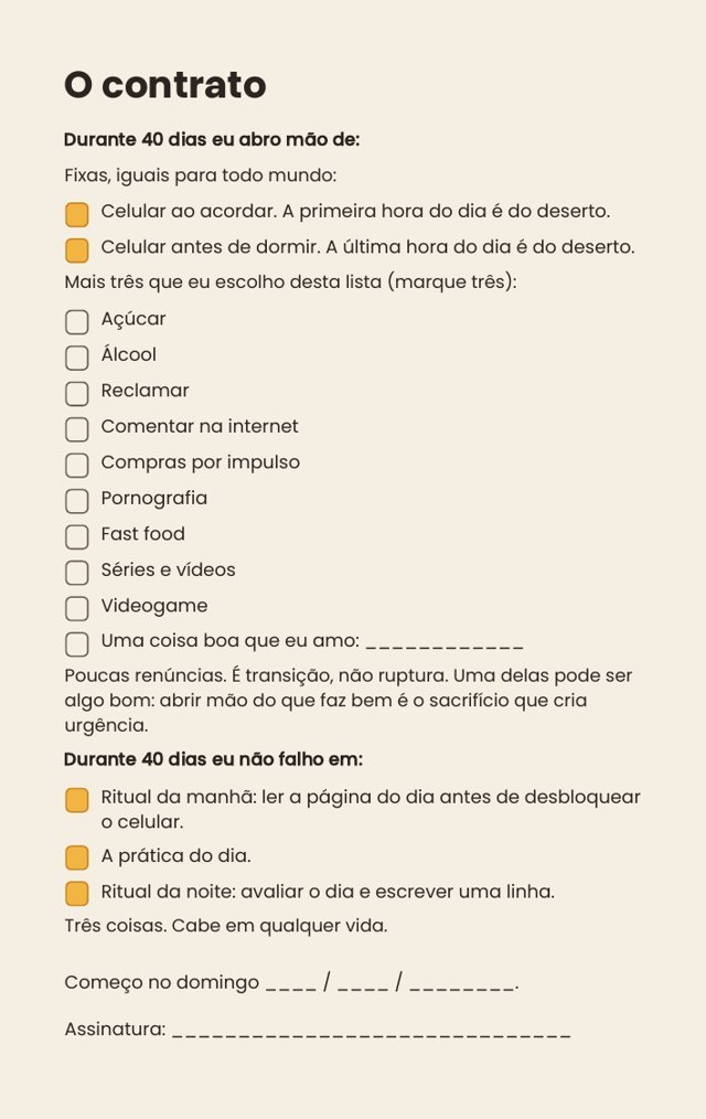 Página do contrato